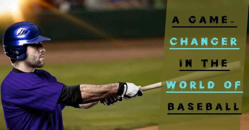 A man holding a hot bat in baseball ground on top of a field.