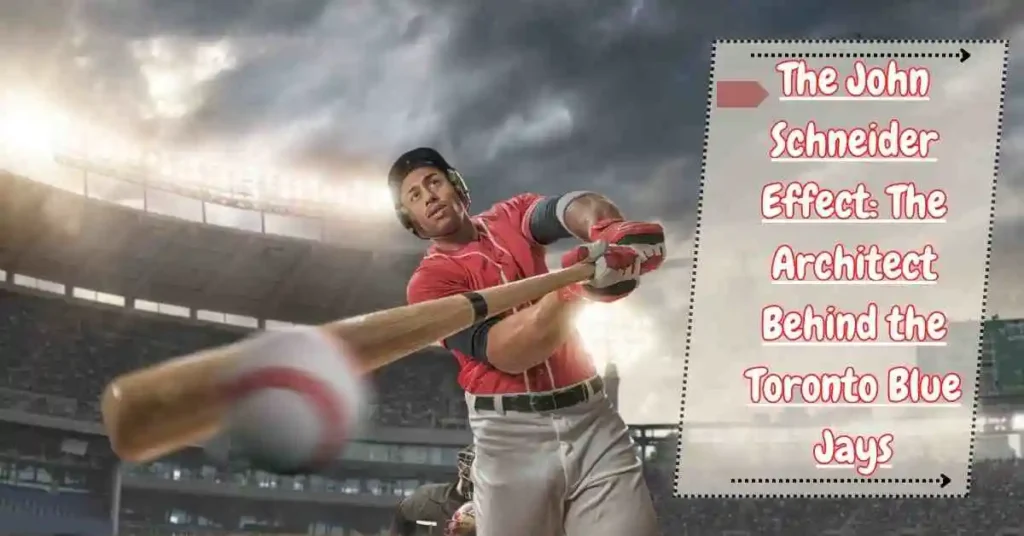 John Schneider coaching a baseball player as he swings a bat at a ball.